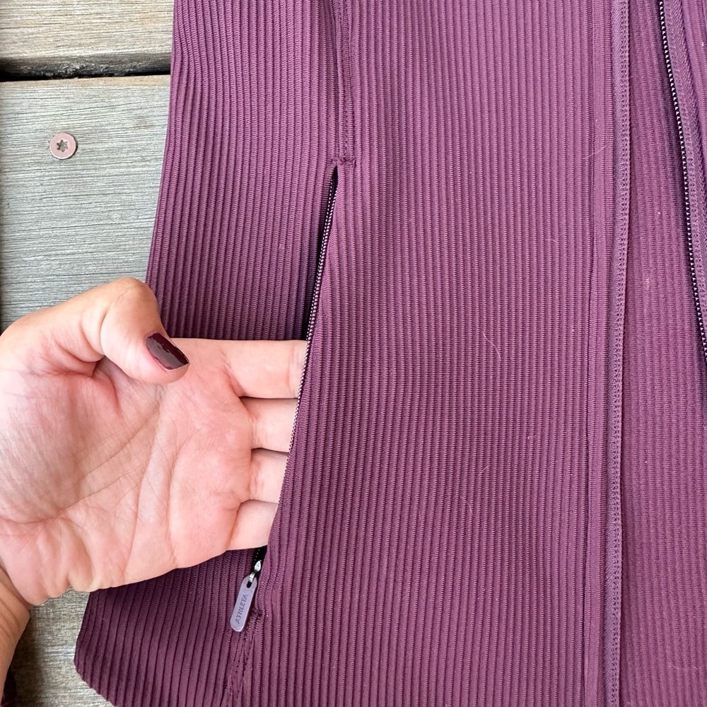 ATHLETA | plum jacket - Picture 4 of 6